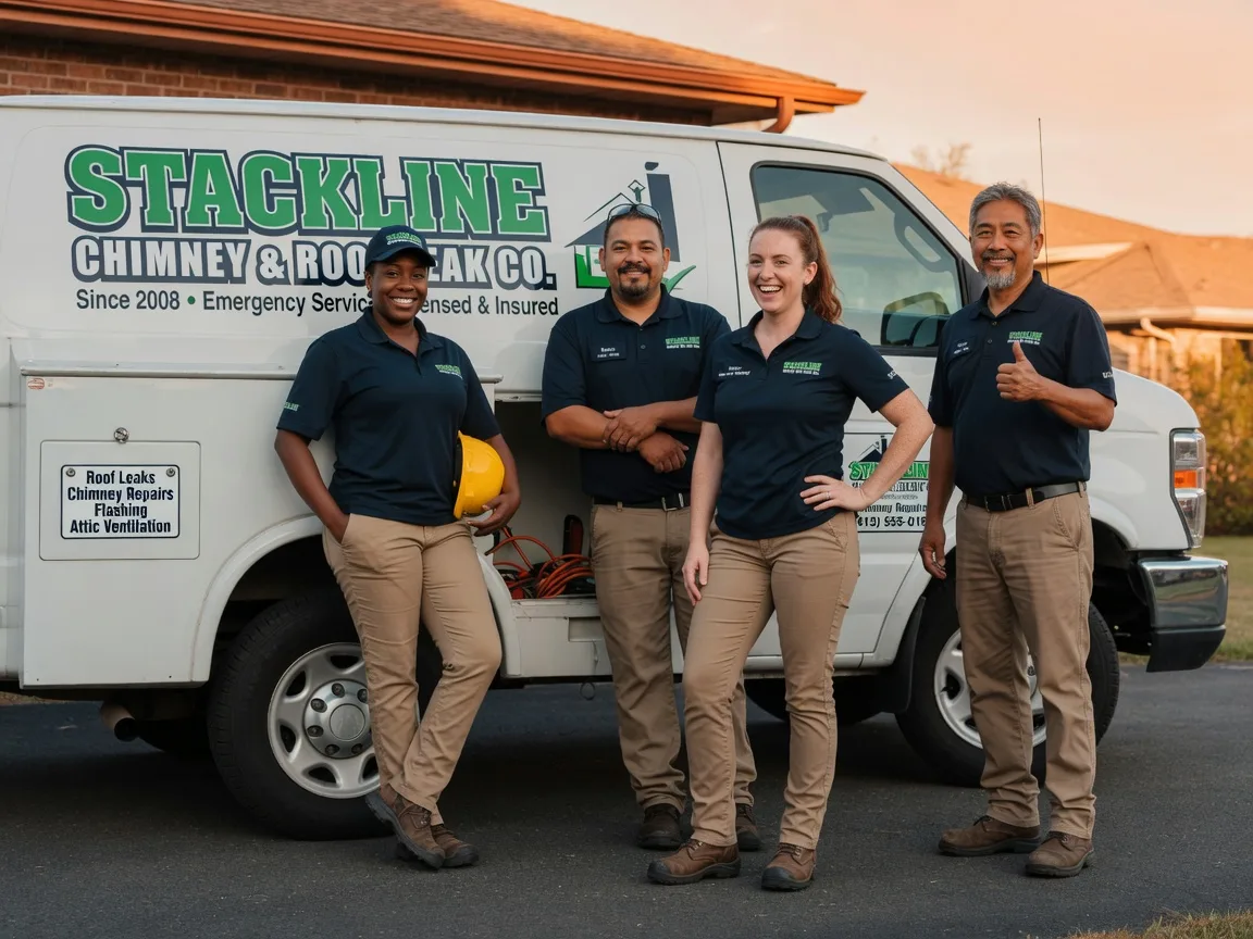 Chimney flashing repair company in Morristown, SD